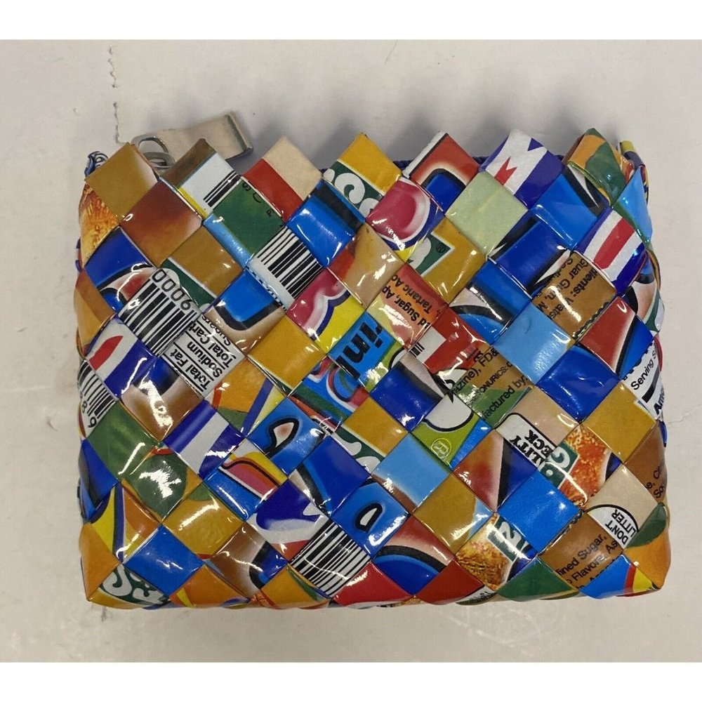 Candy Chewing Gum Wrapper Zipper Coin Purse EUC 1970s